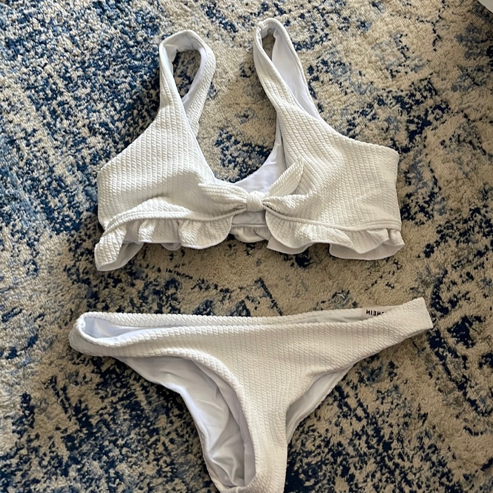 Beautiful white bathing suit